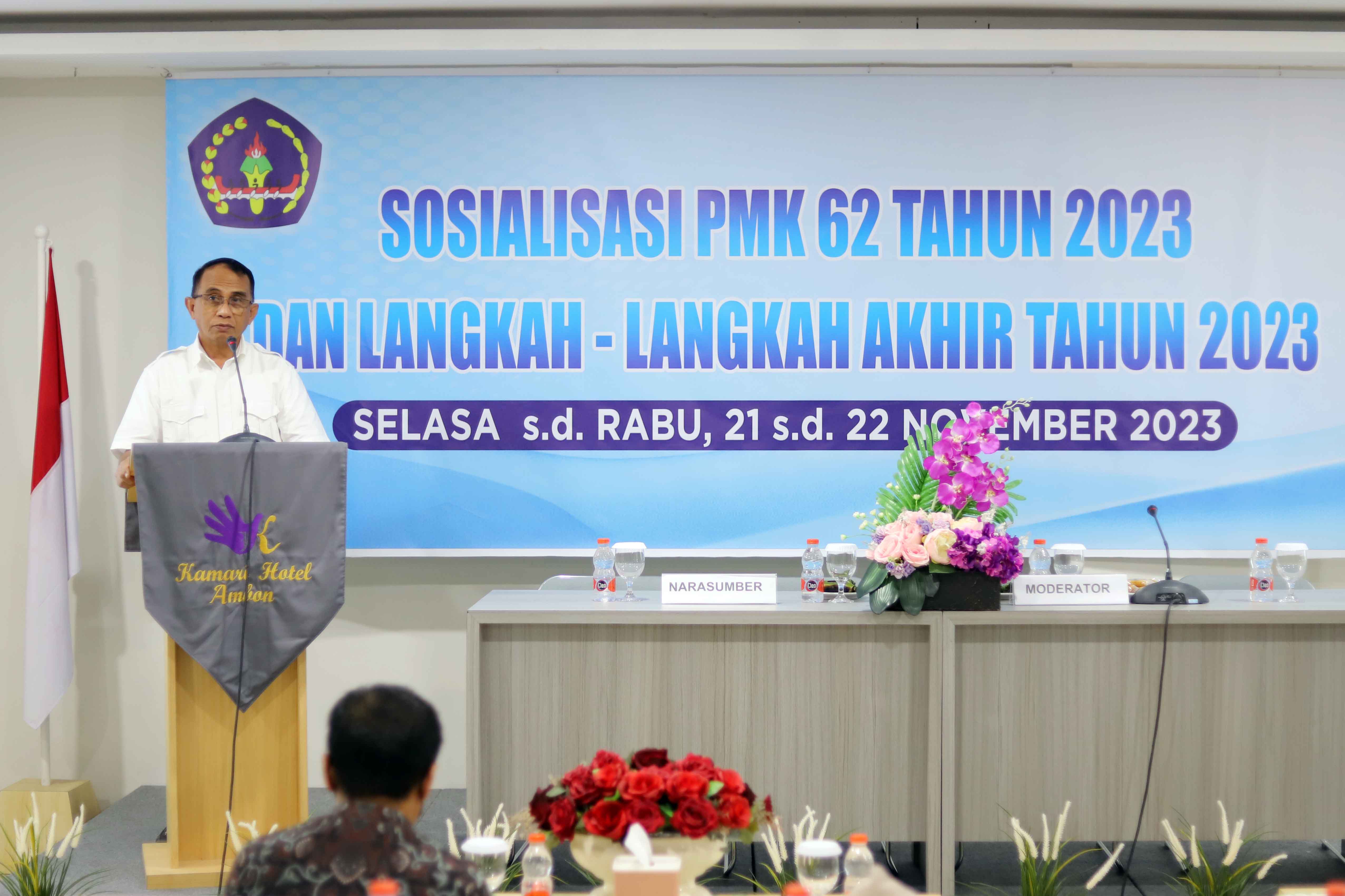 POLNAM GELAR SOSIALISASI PMK 62 TAHUN 2023