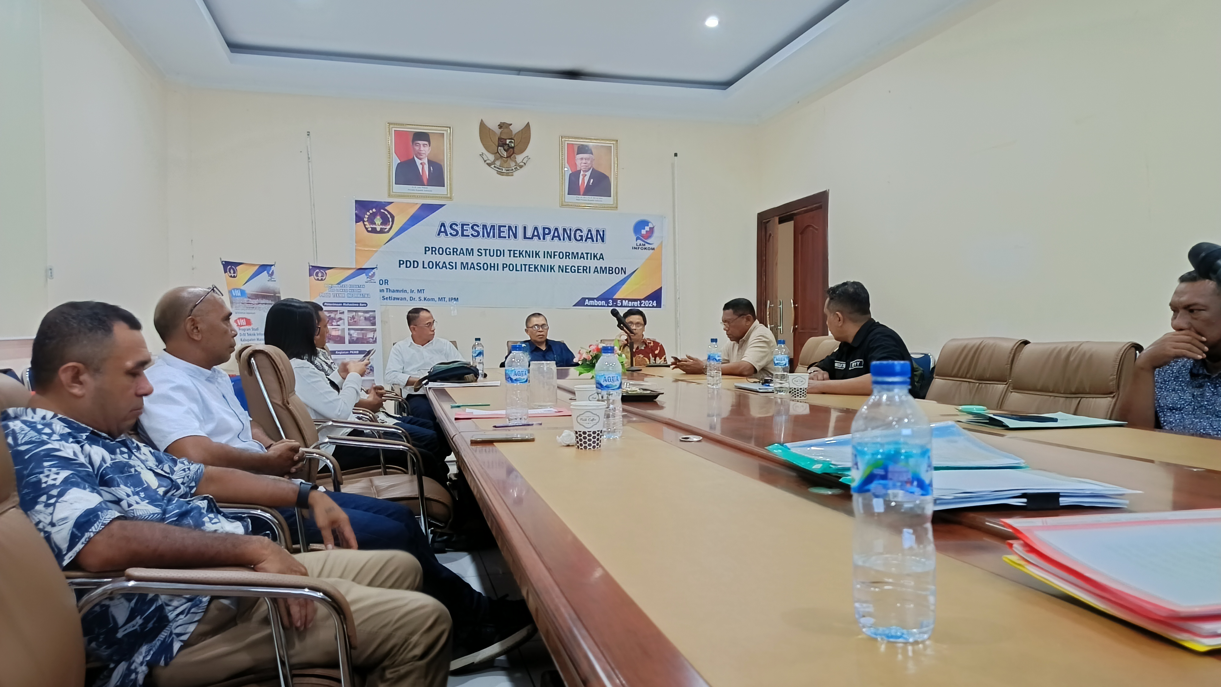 LAM Infokom Melakukan Asesmen Lapangan Terhadap Prodi TI PDD Kampus Masohi